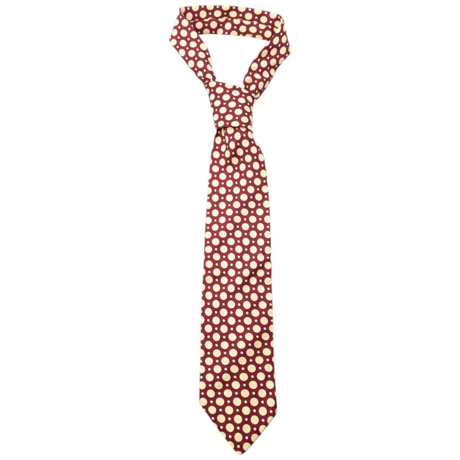 Burberry Vintage 90s Burberry Polka Dot Silk Tie Size ONE SIZE - 1 Thumbnail
