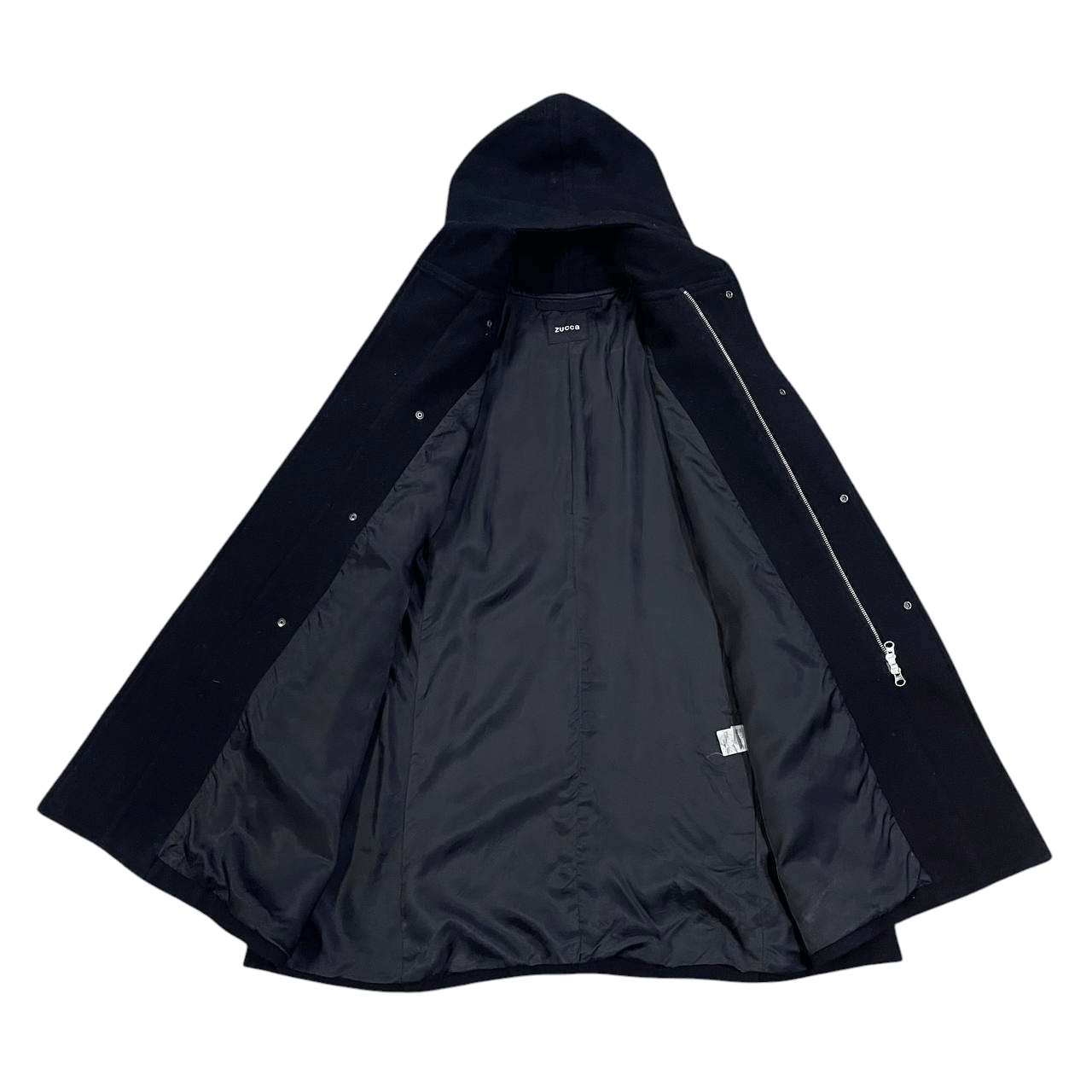 Issey Miyake Vintage Zucca Wool Hooded Coat Size US S / EU 44-46 / 1 - 7 Thumbnail