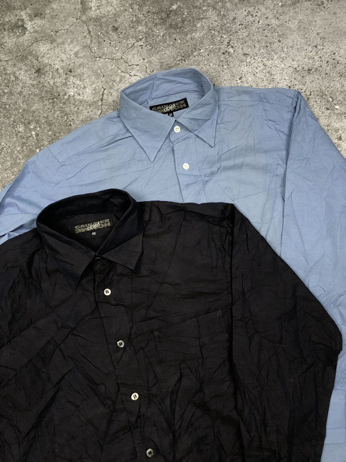 Gaultier Homme Objet “Bundling” GAULTIER HOMME OBJECT Button Shirts Size US L / EU 52-54 / 3 - 1 Thumbnail