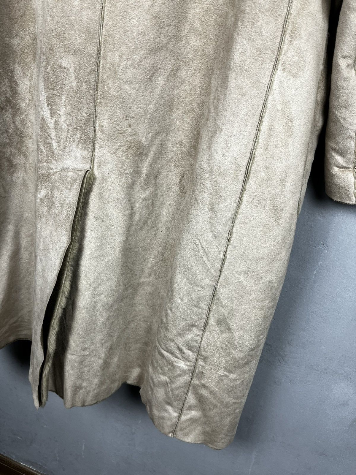 Giorgio Armani Armani cost shearling jacket vintage 90s huster glamour Size XL / US 12-14 / IT 48-50 - 14 Thumbnail