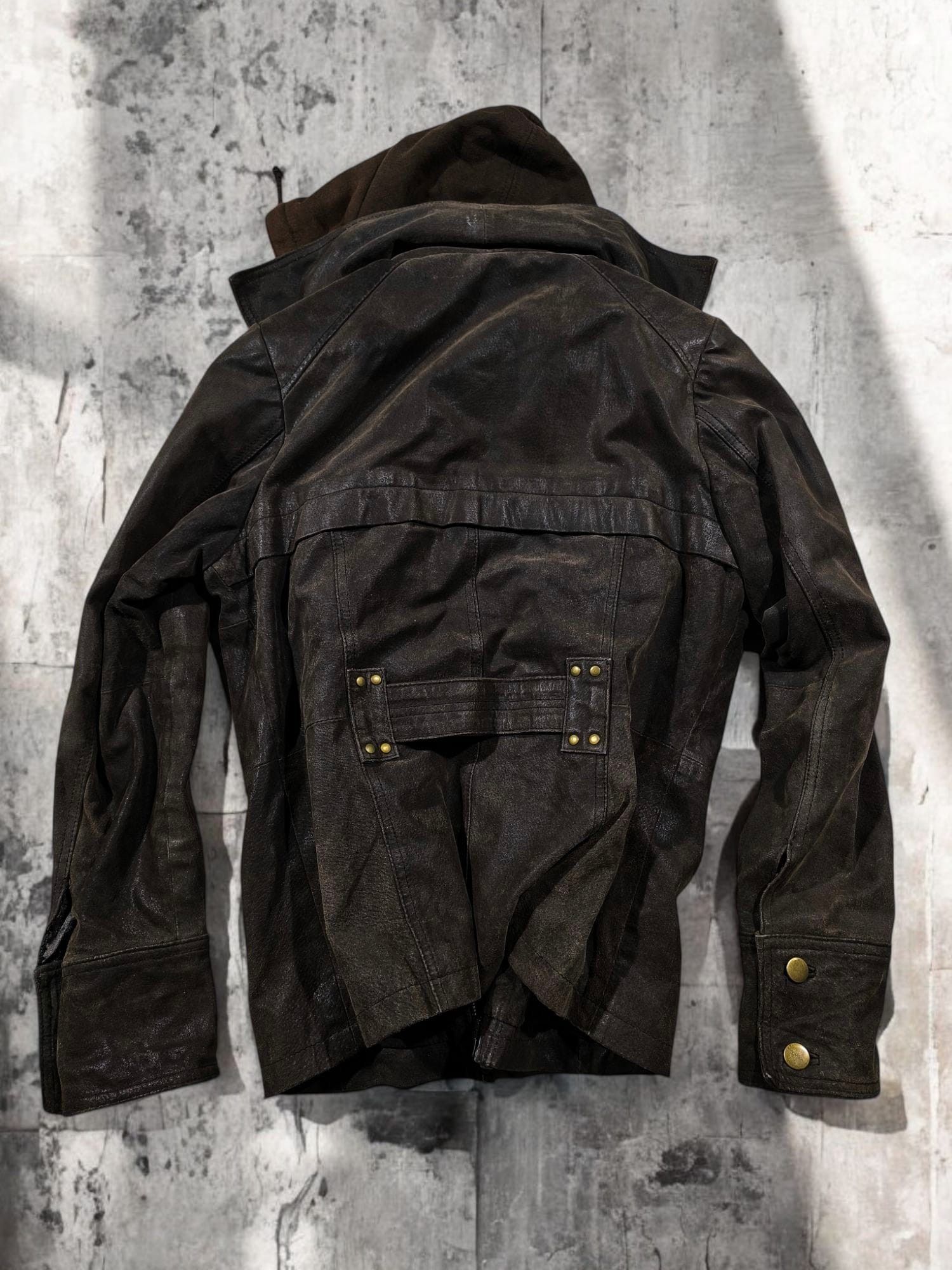 Hysteric Glamour Avantgarde Trashed Leather Jacket Carol Christian Poell Type Size US S / EU 44-46 / 1 - 1 Thumbnail