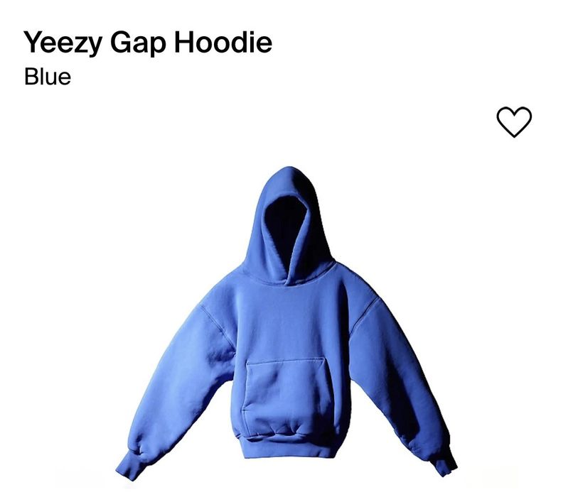 Yeezy cheap blue hoodie