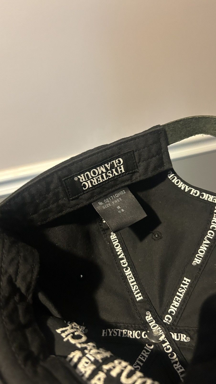 Hysteric Glamour “You Turned Your Back and Walked Way” Cap