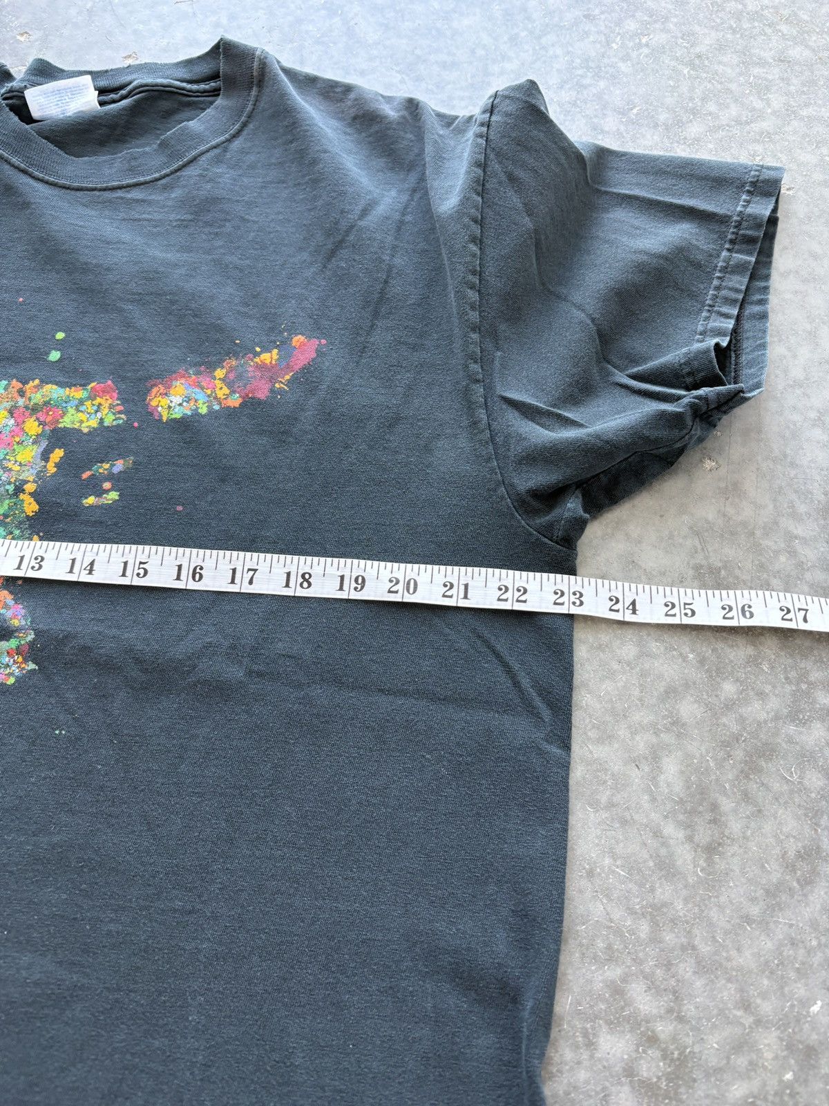 Vintage Vintage 90s Hanes Beefy Promo Tee Faded Black Size US XL / EU 56 / 4 - 9 Thumbnail