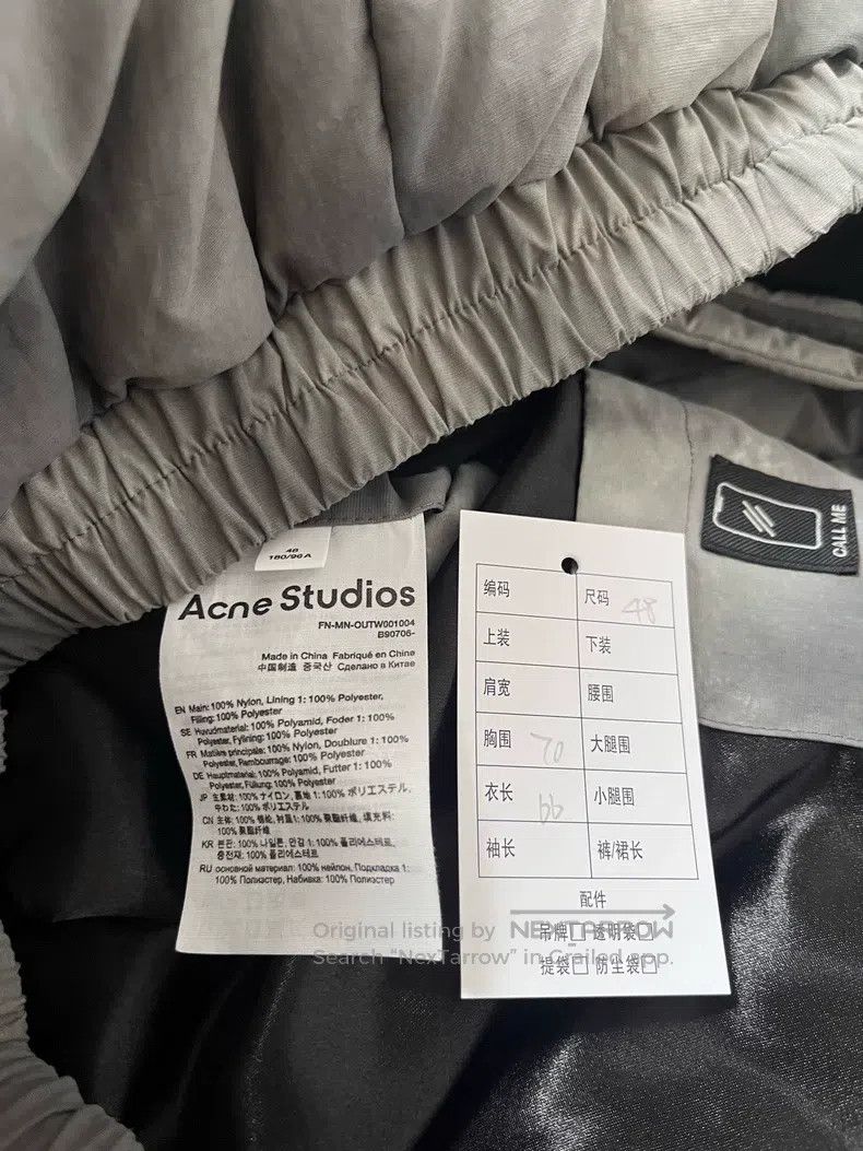 Acne Studios Acne Studios Graffiti jacket stand collar loose long-sleev Size US M / EU 48-50 / 2 - 5 Thumbnail
