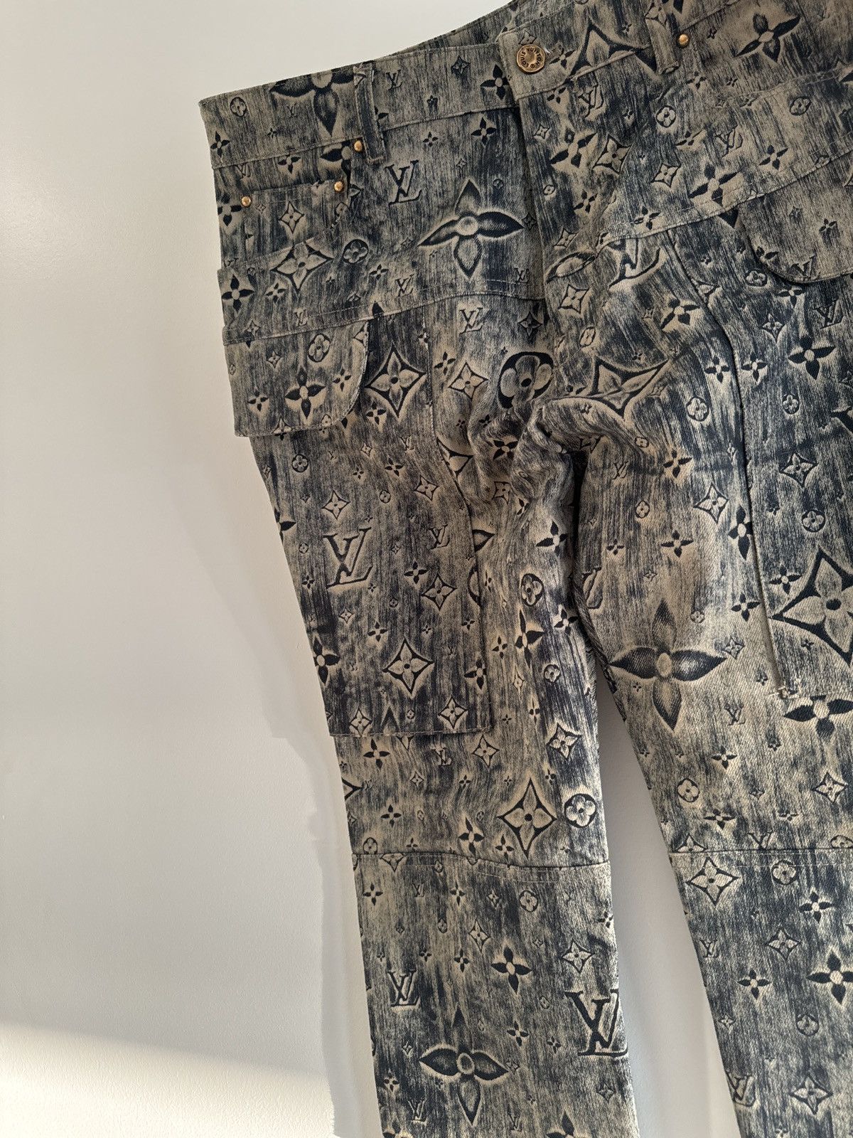 Louis Vuitton Louis Vuitton Monogram Tailored Denim Pants Size US 32 / EU 48 - 3 Thumbnail