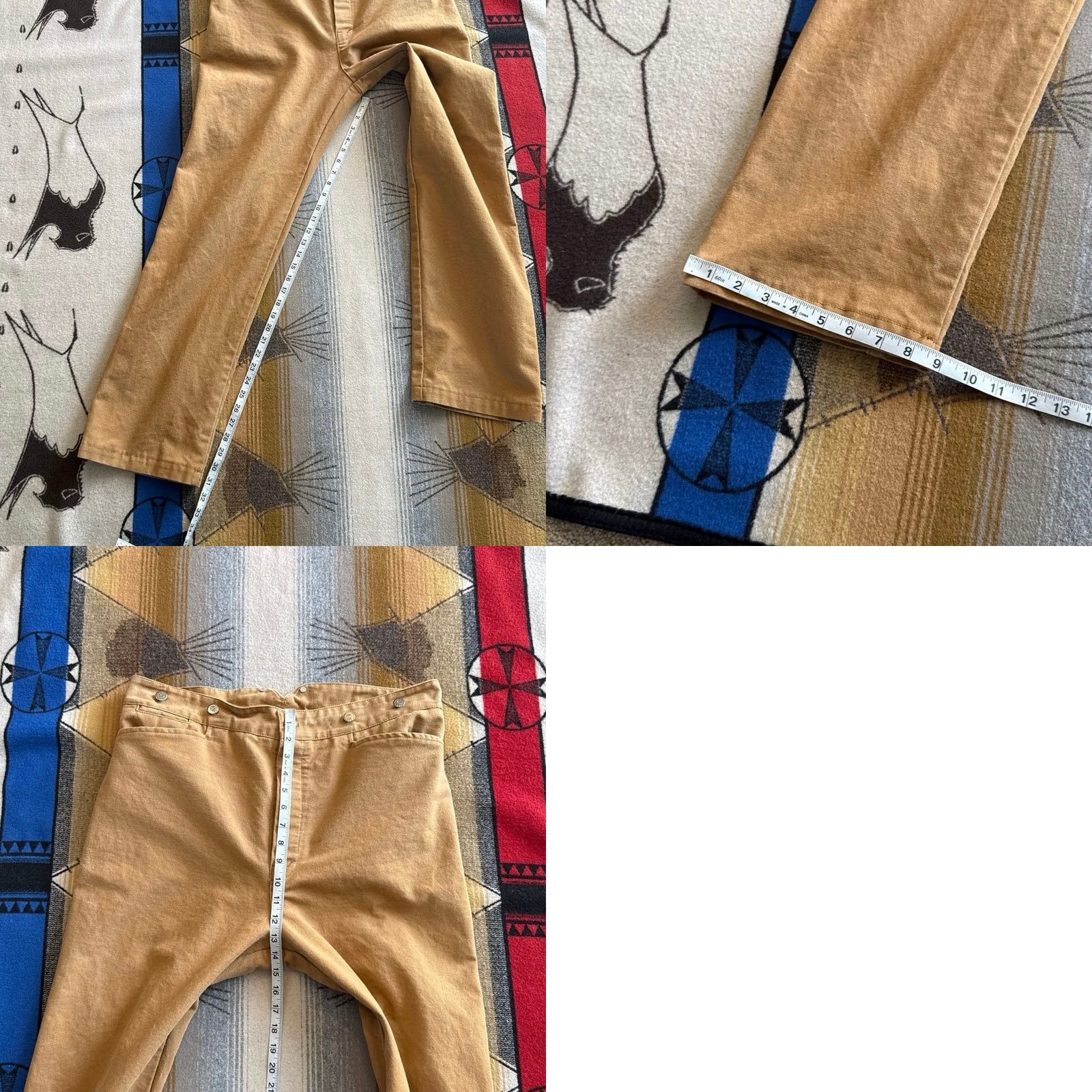 Vintage Vintage Wah Maker Western Pants 38x31 Brown Cinch Back 90s USA Made Size US 38 / EU 54 - 9 Thumbnail