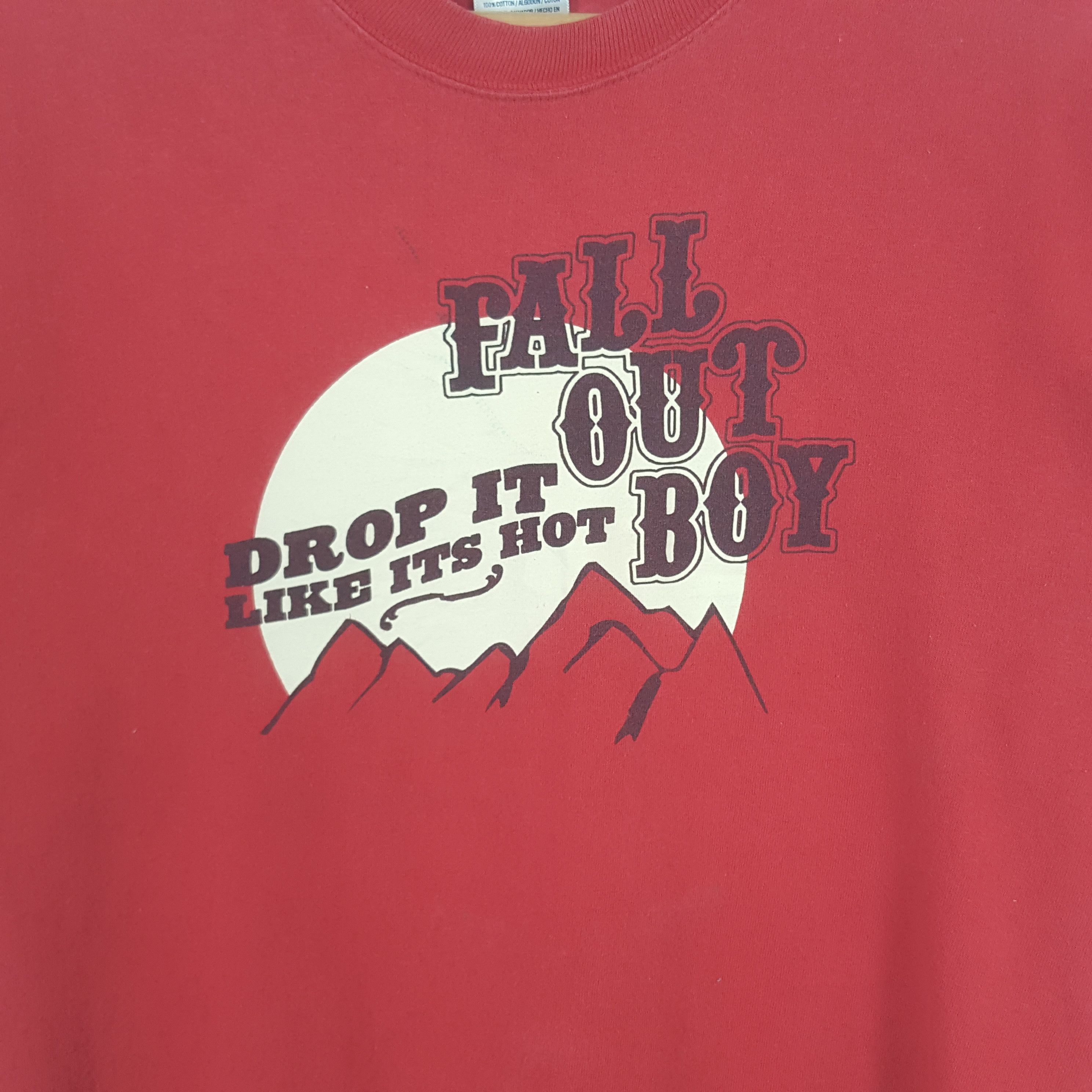 Band Tees Vintage Fall Out Boys American Rock Band Tshirt 31 Size US M / EU 48-50 / 2 - 2 Thumbnail
