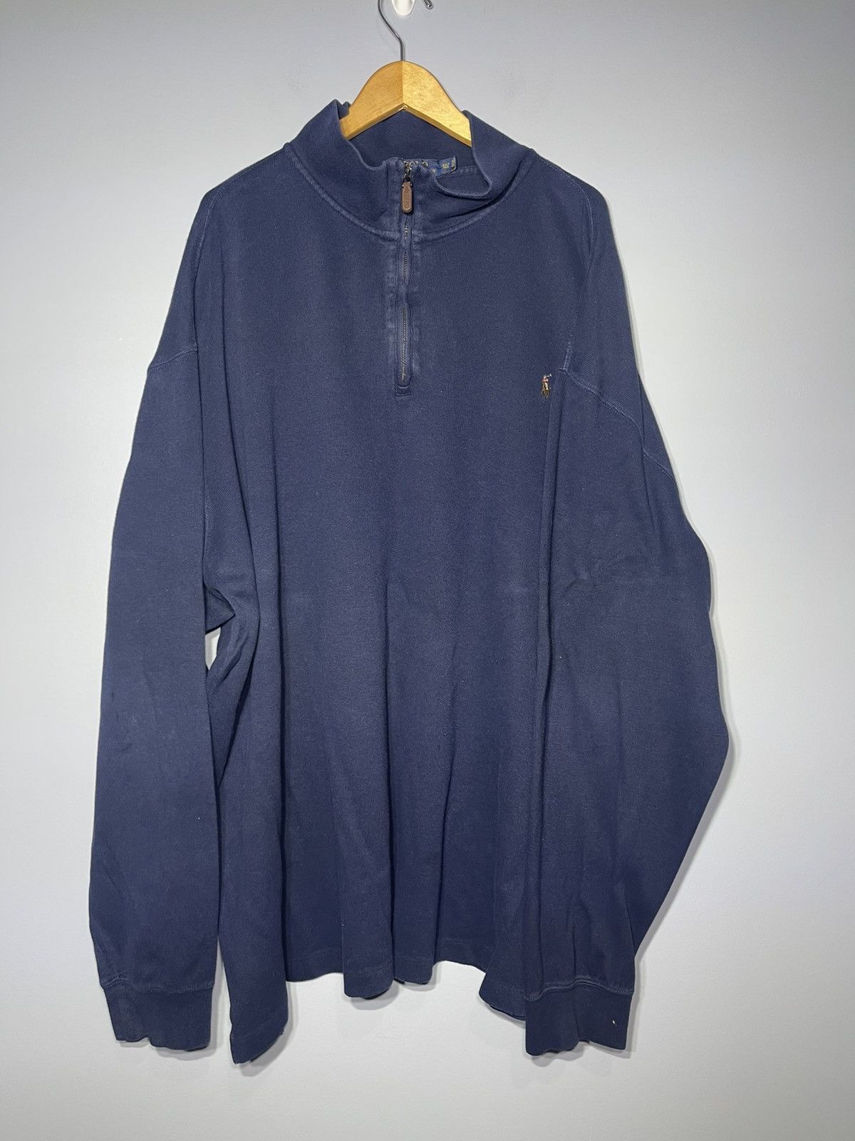 Polo Ralph Lauren Polo Ralph Lauren 4XLT Estate Rib Quarter Zip Big & Tall Size US XXL / EU 58 / 5 - 2 Thumbnail
