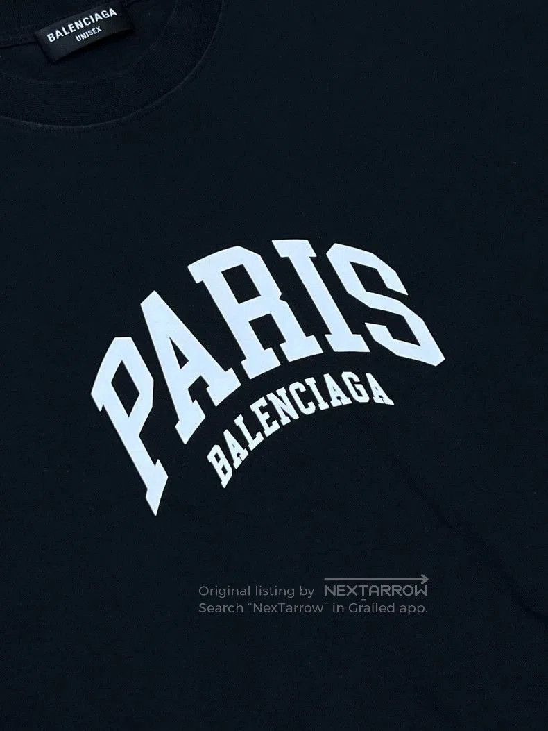 Balenciaga Balenciaga Paris City Logo Short Sleeve Tee. Size US L / EU 52-54 / 3 - 2 Thumbnail