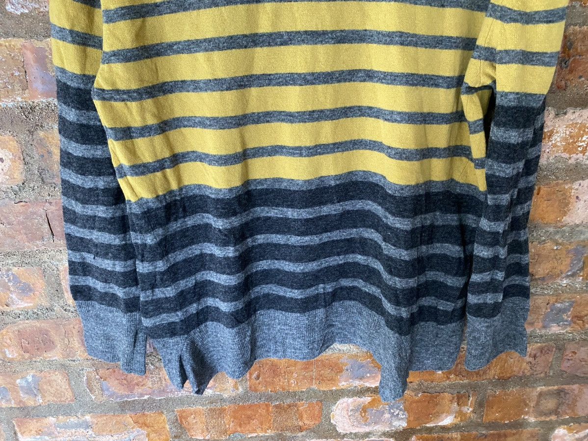 Zucca 2000s Stripe wool knit shirt Size M / US 6-8 / IT 42-44 - 4 Thumbnail