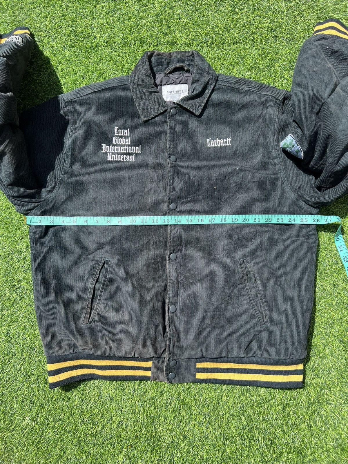 Carhartt CARHARTT WIP “Local Global” Corduroy Letterman Jacket -L Size US L / EU 52-54 / 3 - 7 Thumbnail