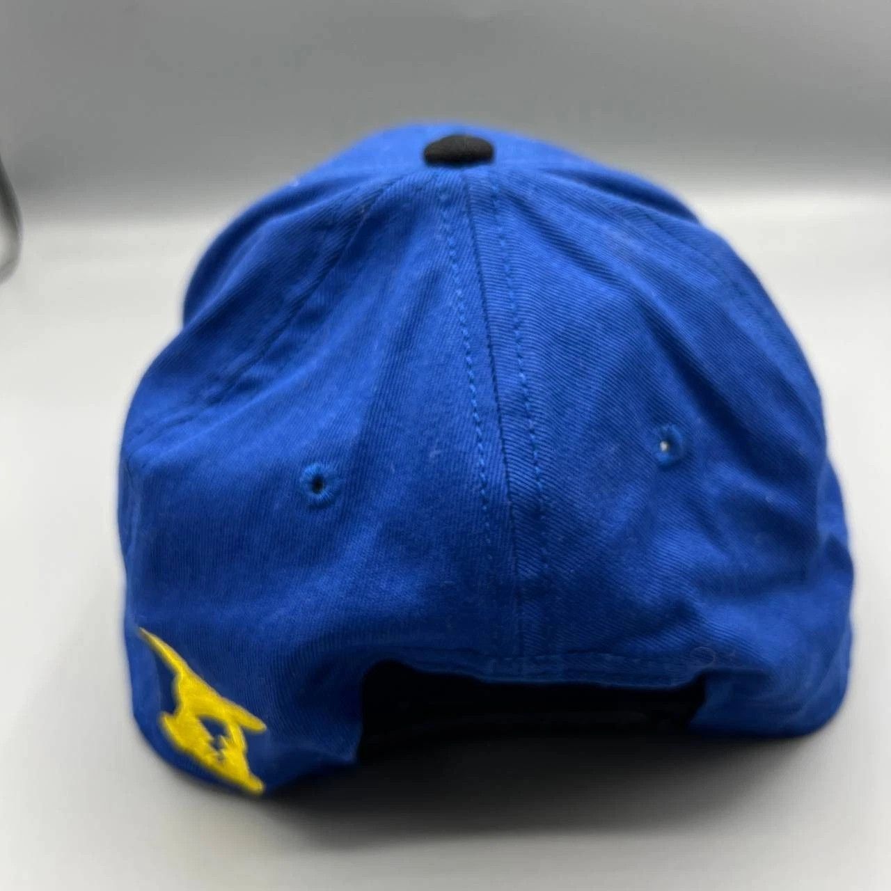 Pokemon Pikachu Hat Men Blue Black Embroidered Pokemon Snap Back Cap Size ONE SIZE - 6 Thumbnail