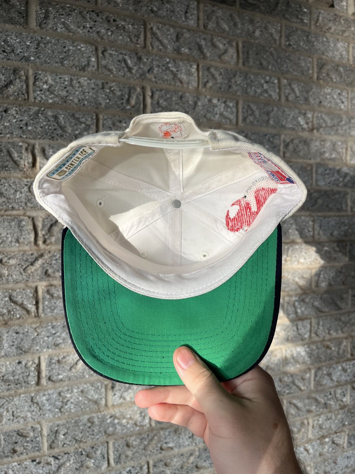 Sports Specialties × Vintage Vintage 90’s Wool NHL New Jersey Devils Shadow SnapBack Size ONE SIZE - 2 Thumbnail