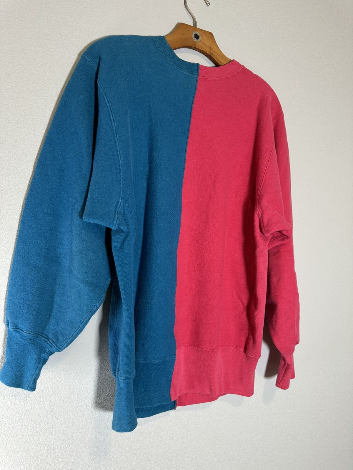 Vintage Vintage Champion Blue Raspberry split seam crewneck Size US L / EU 52-54 / 3 - 3 Thumbnail