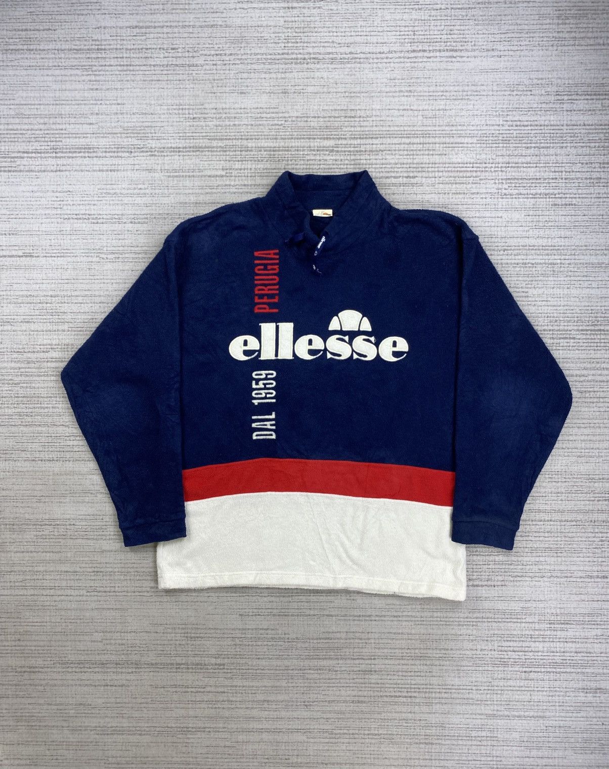 Vintage 90s Ellesse Big Logo Multicolor Sweatshirt