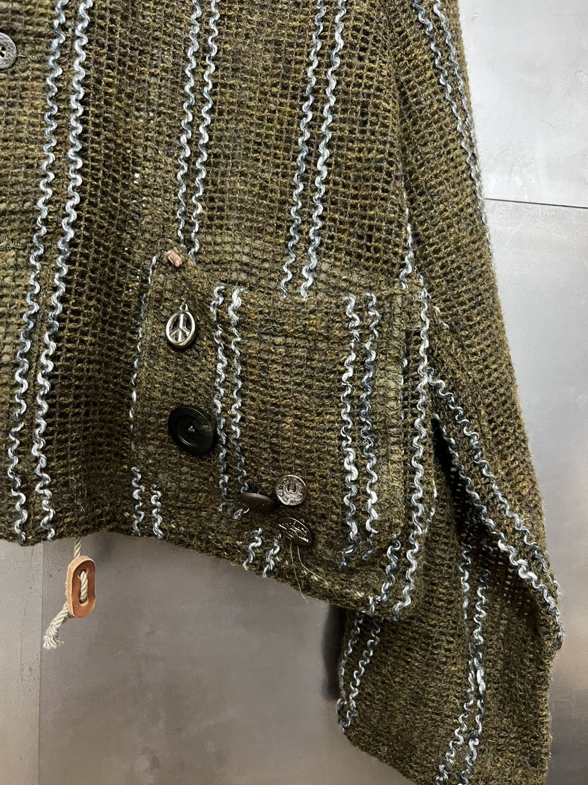 Kapital Kapital Knitted Button Up Hippy Hoodie Size US L / EU 52-54 / 3 - 3 Thumbnail