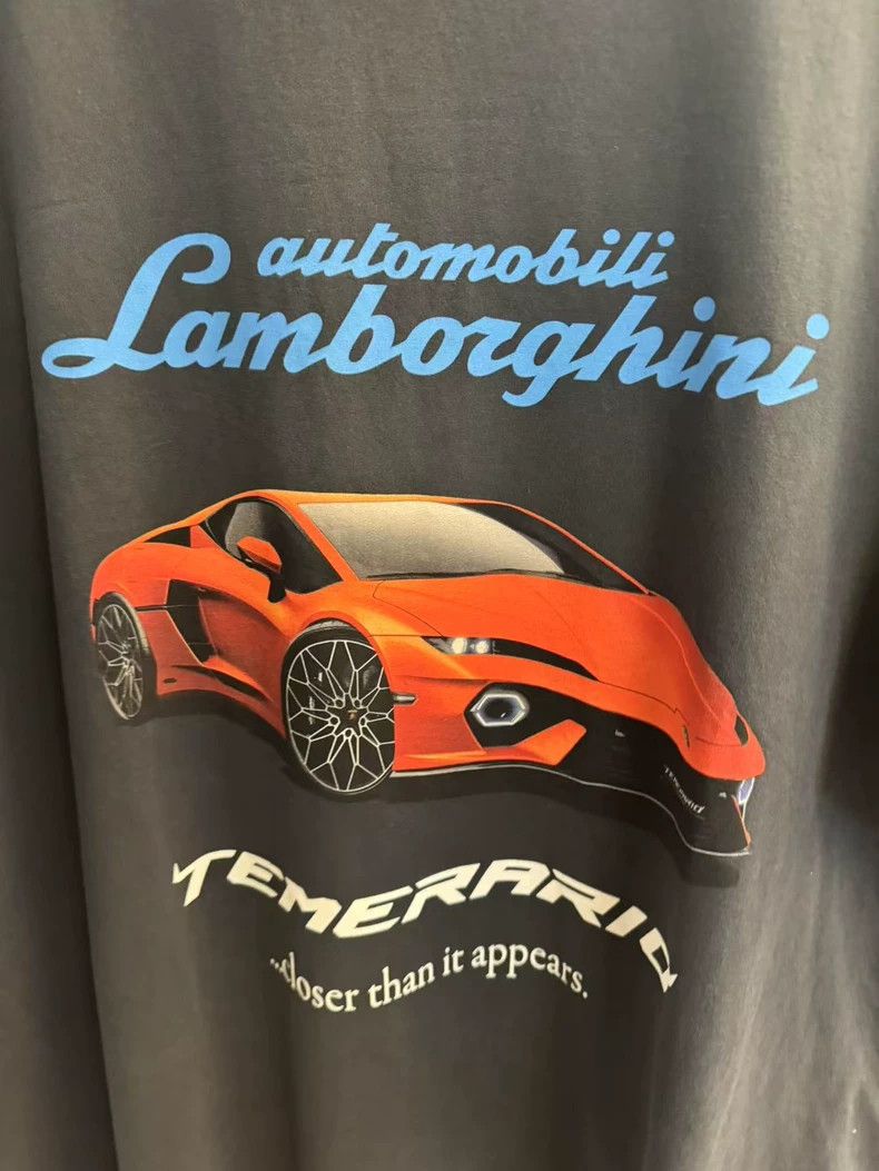 Balenciaga Balenciaga Lamborghini co-branded car pattern short sleeve Size US S / EU 44-46 / 1 - 2 Thumbnail