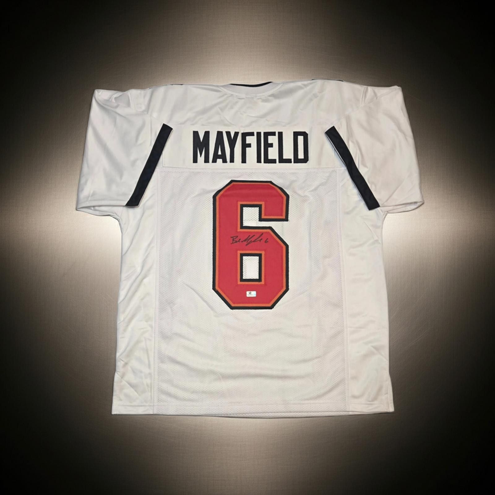 Other Baker Mayfield Buccaneers Autographed White Jersey COA (XL) Size ONE SIZE - 1 Thumbnail