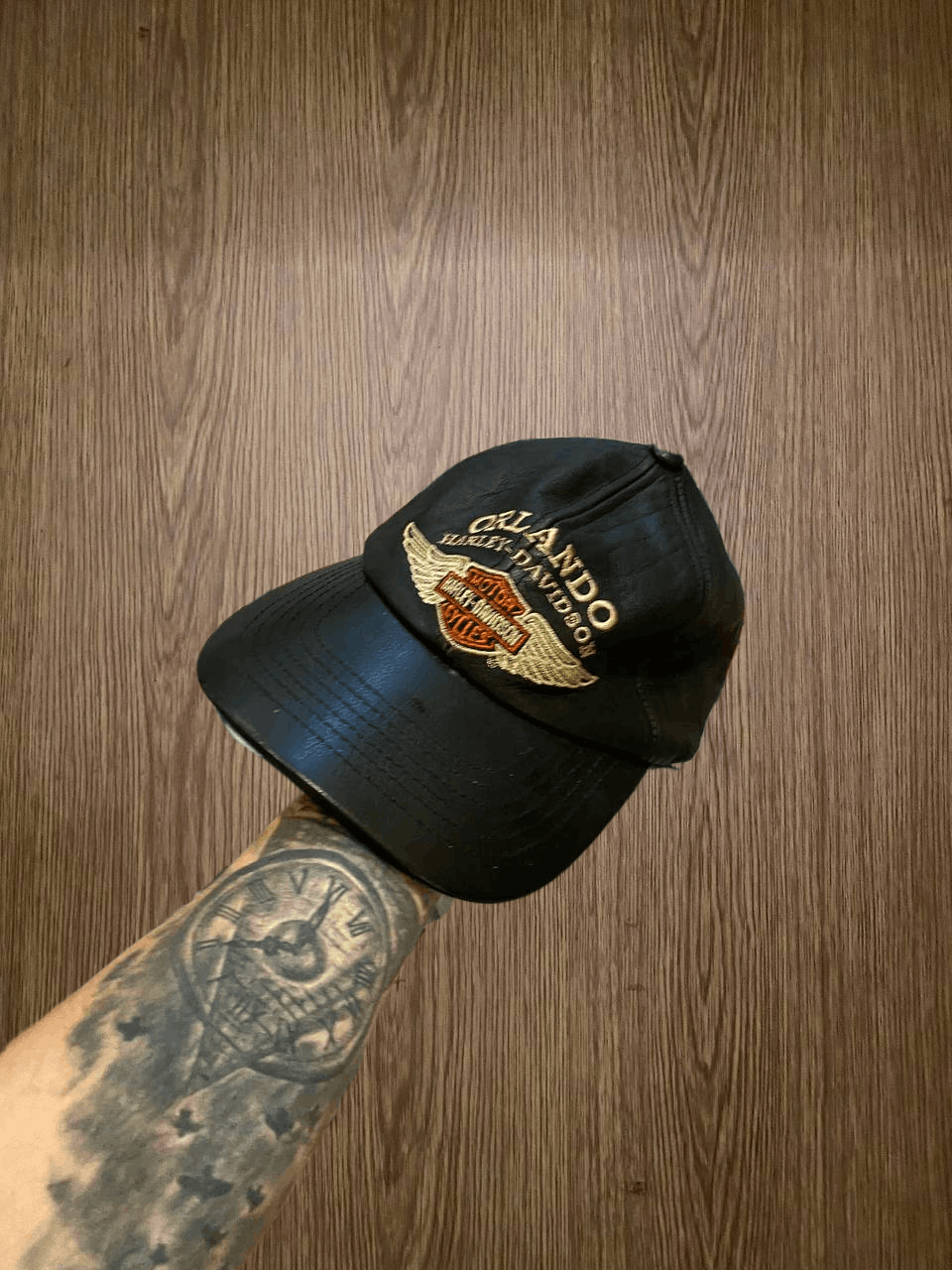 Harley Davidson HARLEY DAVIDSON VINTAGE SNAPBACK HAT CAP Size ONE SIZE - 1 Thumbnail