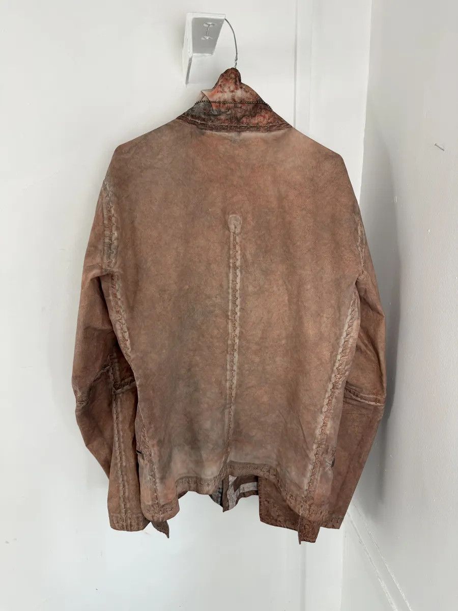 Isaac Sellam Experience Isaac Sellam Avant-Garde Rouille Asymmetrical Leather Jacket Size US L / EU 52-54 / 3 - 7 Thumbnail