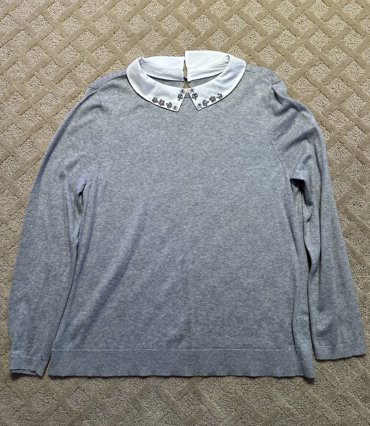 Other Elle Grey Sweater Size XL / US 12-14 / IT 48-50 - 1 Thumbnail