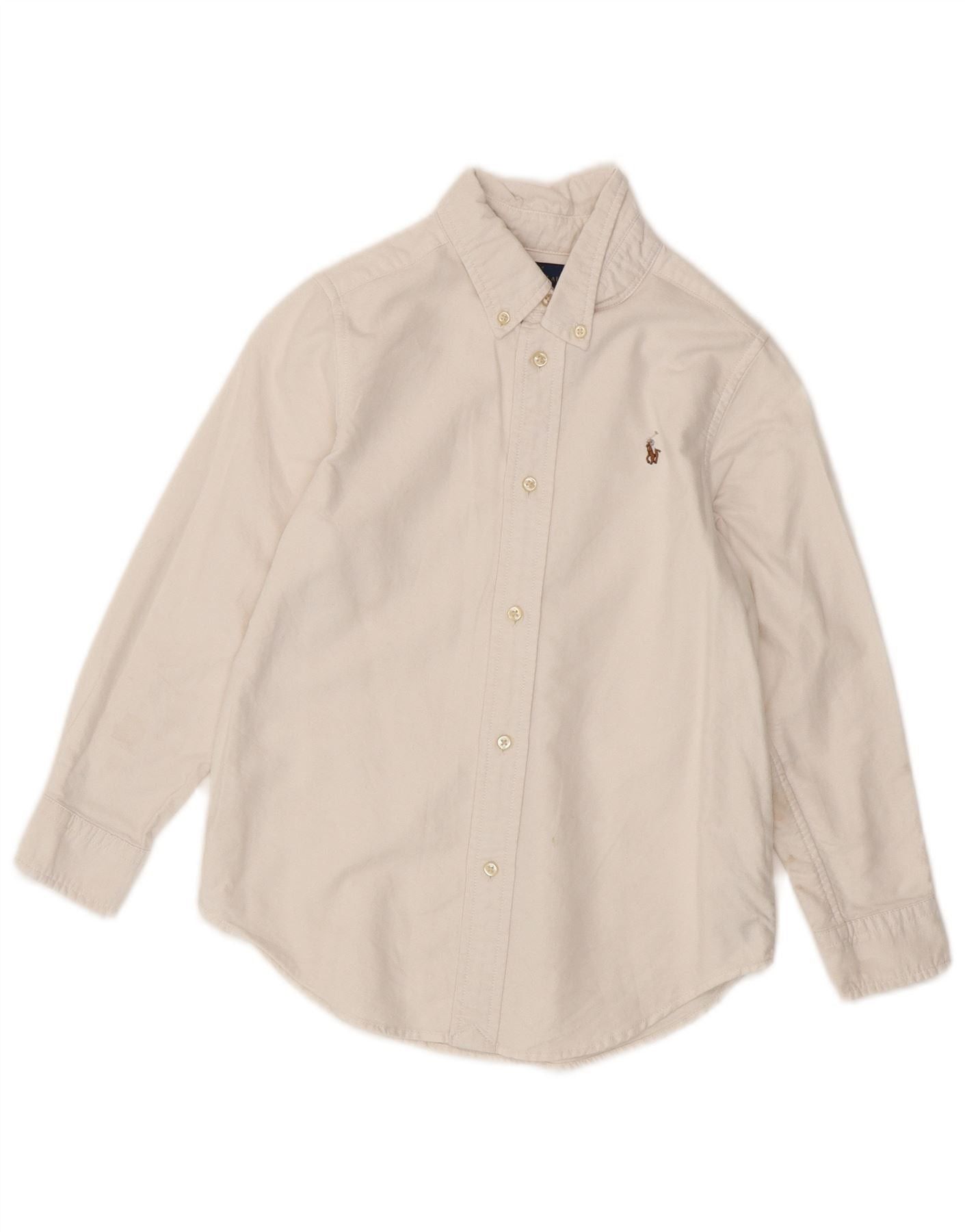Ralph Lauren Boys Shirt 5-6 Years White Cotton Size XS / US 0-2 / IT 36-38 - 1 Thumbnail
