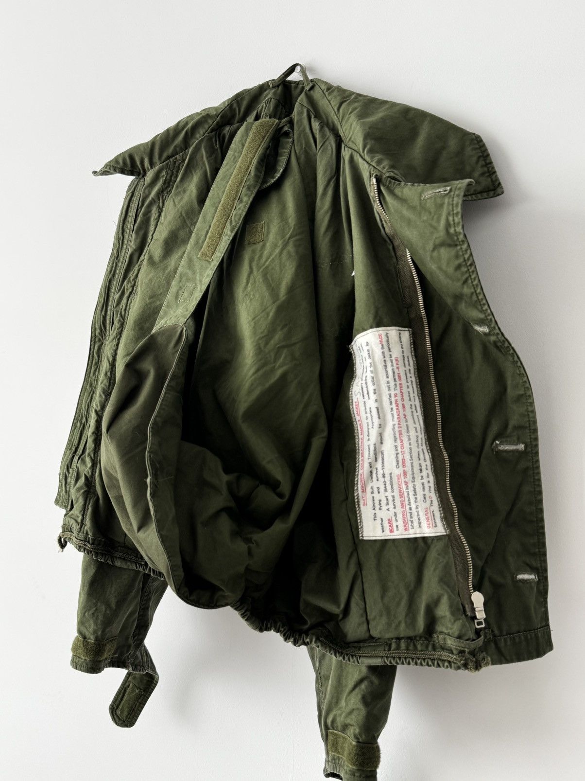 Vintage Early 1980s British Army RAF MK3 Cold Weather Flying Jacket Size US M / EU 48-50 / 2 - 10 Thumbnail