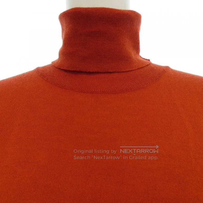 Hermes Hermes Margiela Period Orange Cashmere Blended Knit Top Size M / US 6-8 / IT 42-44 - 3 Thumbnail