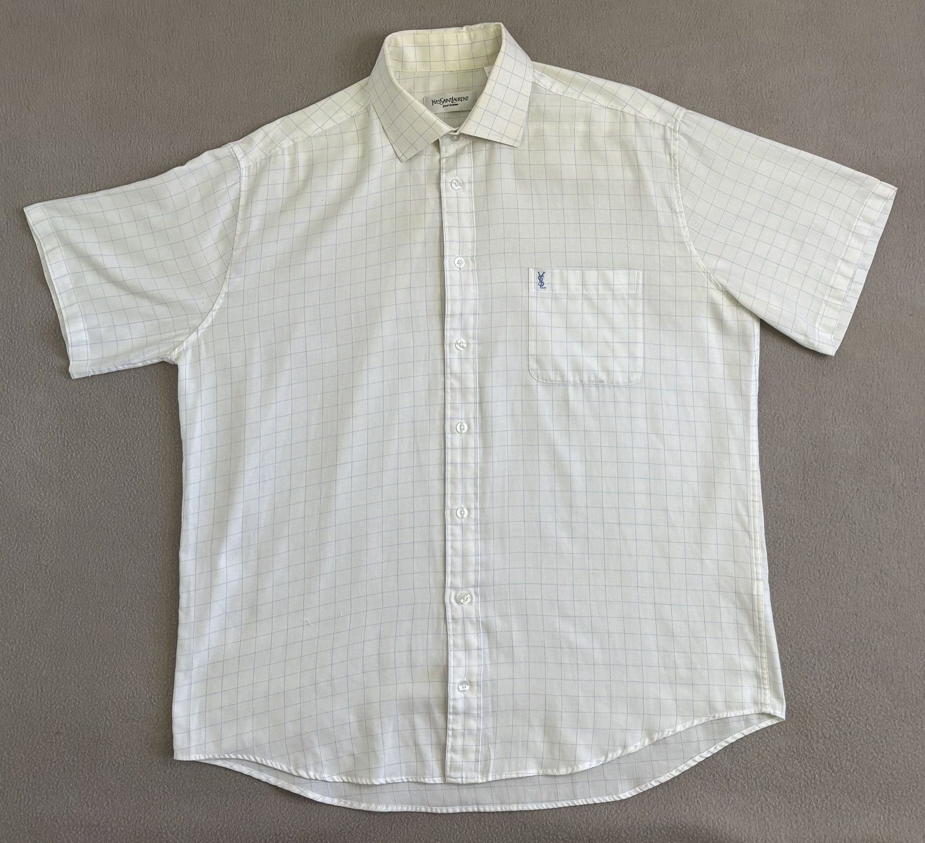 Vintage × Yves Saint Laurent Yves Saint Laurent shirt large Size US L / EU 52-54 / 3 - 5 Thumbnail