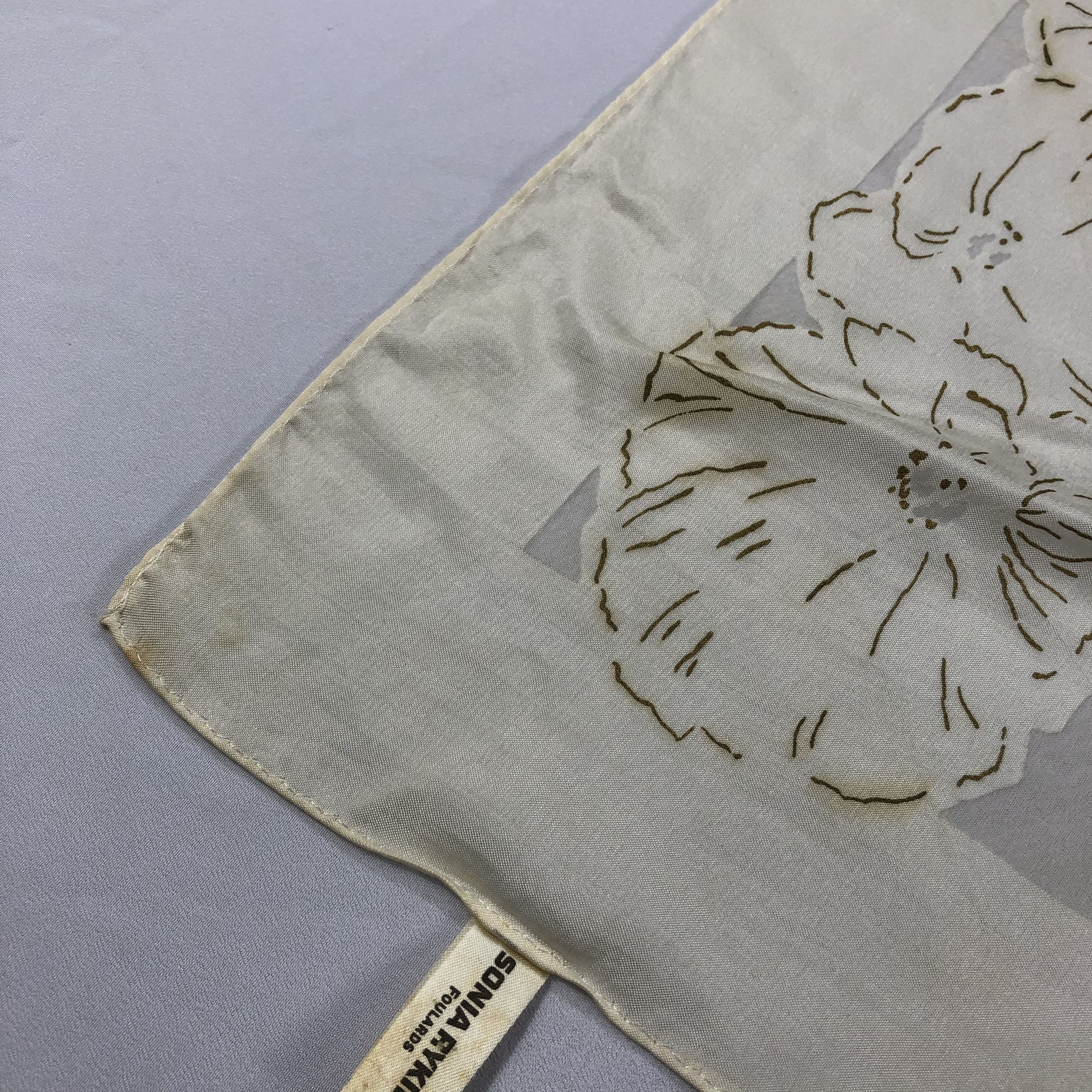 Sonia Rykiel × Vintage Vintage Sonia Rykiel Silk Scarf Size ONE SIZE - 13 Thumbnail