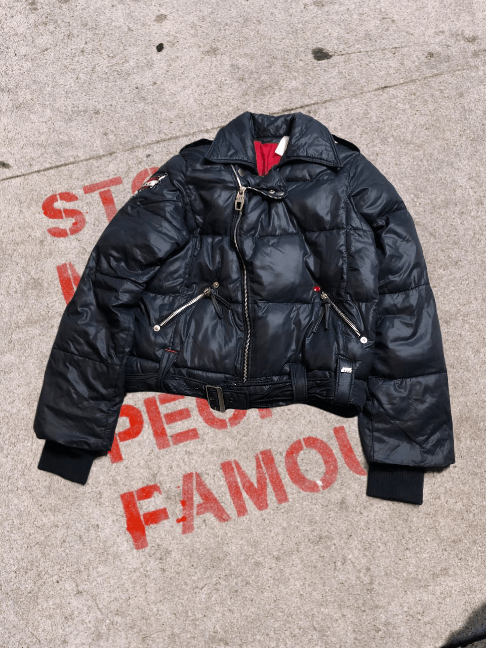 Miss Sixty VTG Rick Owens Style Miss Sixty Puffer Jacket Avant Garde Size M / US 6-8 / IT 42-44 - 1 Thumbnail
