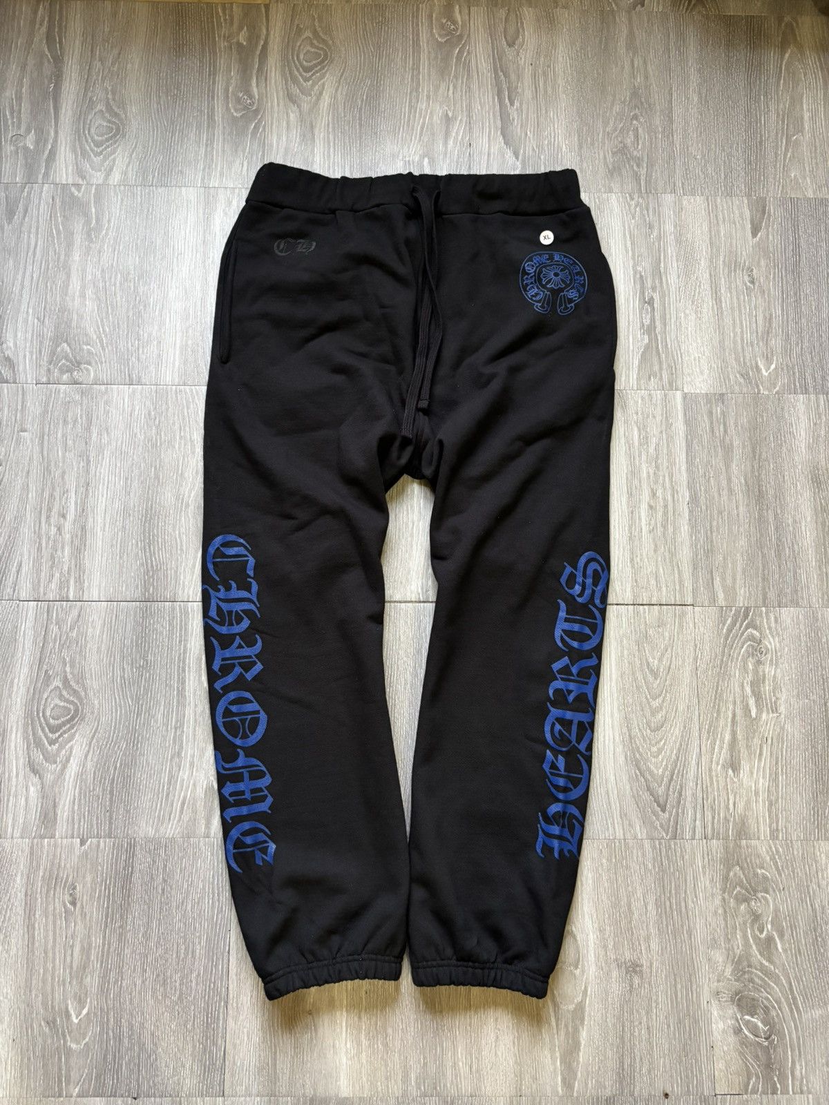 Chrome Hearts Chrome Hearts Blue Horseshoe Logo Sweatpants Size US 36 / EU 52 - 1 Thumbnail