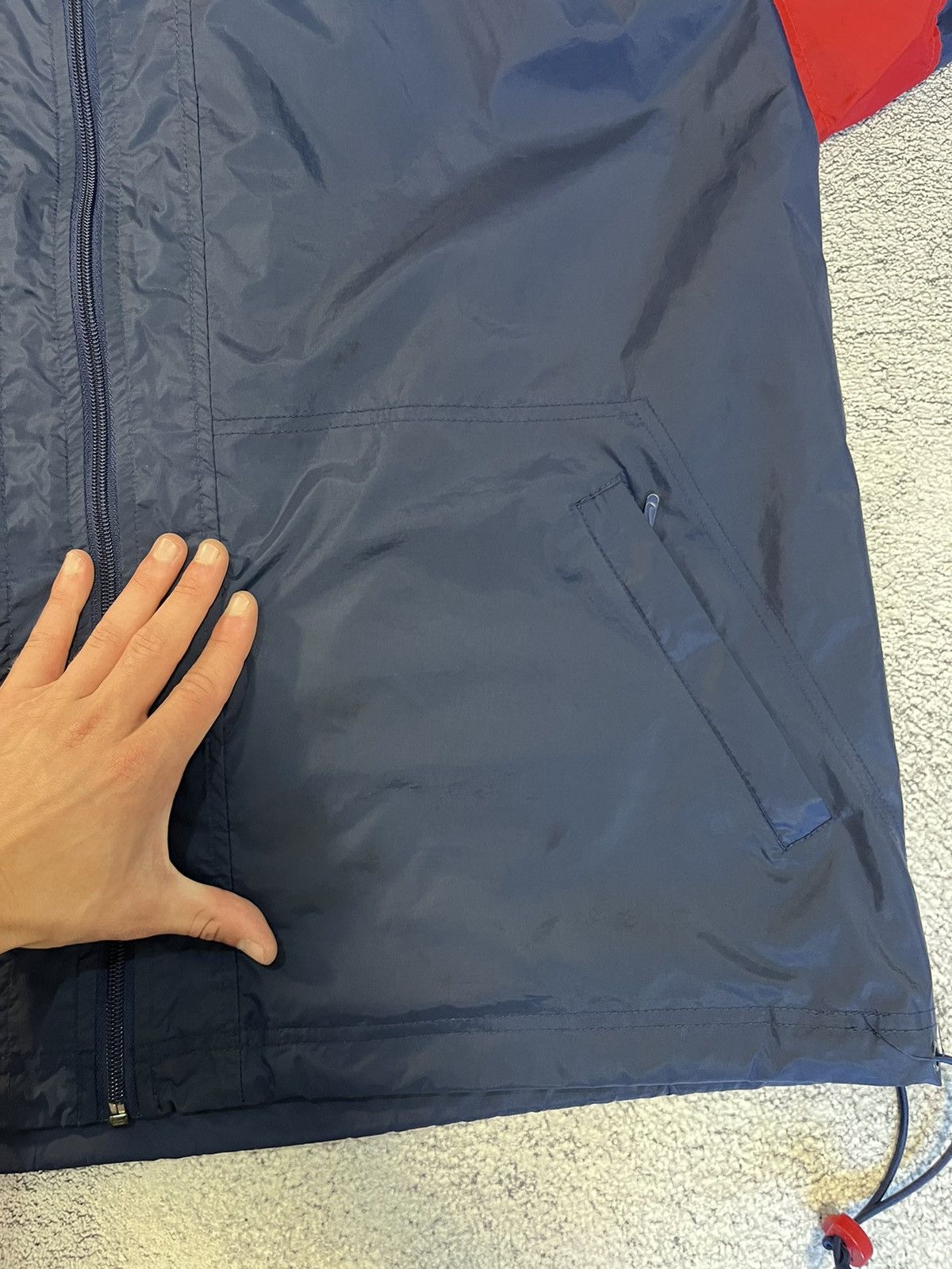 Nike × Vintage Nike Men’s Jacket Windbreaker Vintage Nylon USA Logo Blue Size US XL / EU 56 / 4 - 18 Thumbnail