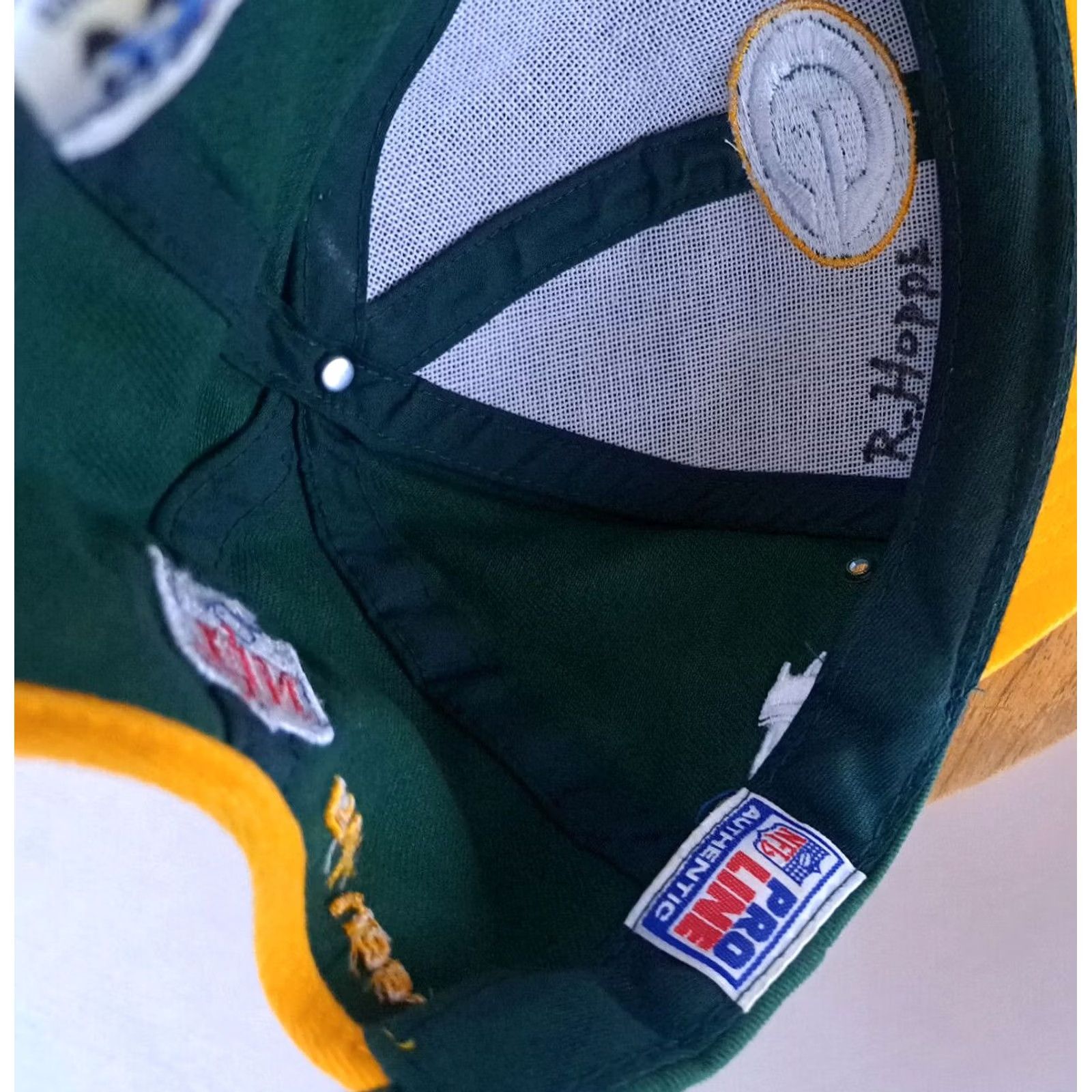 Logo Athletic Green Bay Packers Logo-Athletic Adjustable Hat Green Men Size ONE SIZE - 5 Thumbnail