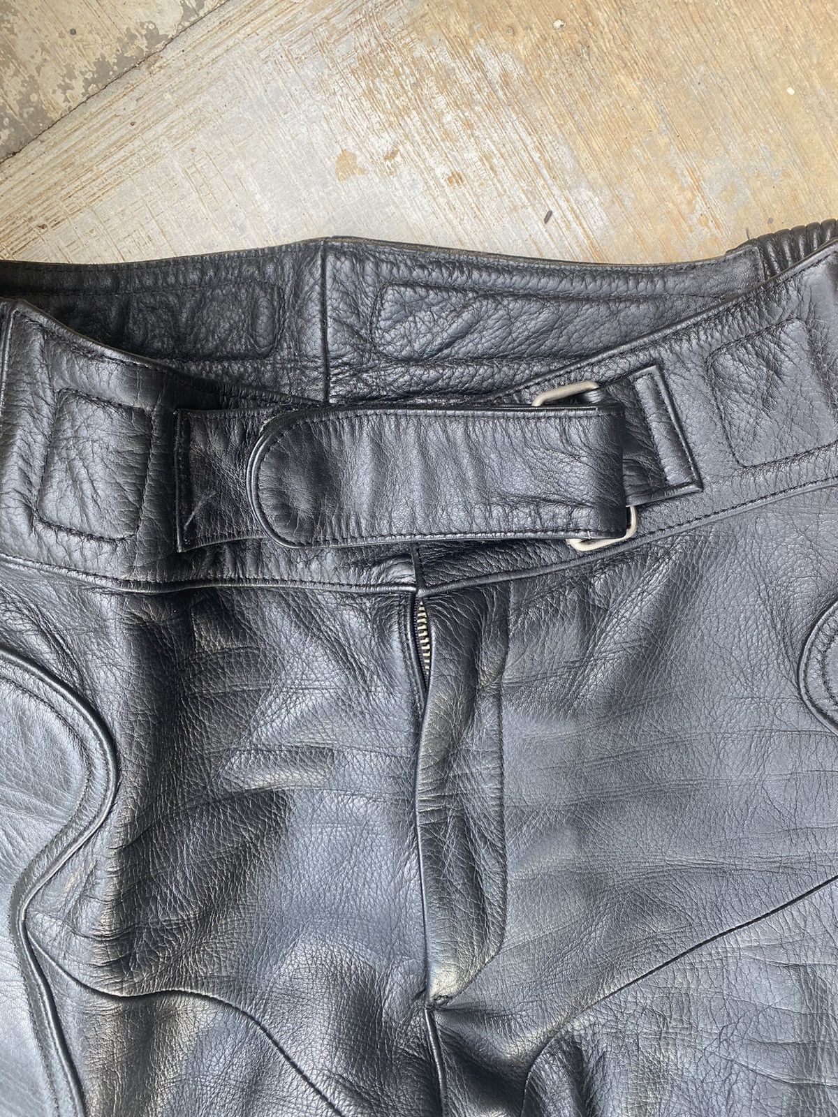 Japanese Brand × Leather Cow Leather Motorcycle Pants Size US 29 - 3 Thumbnail
