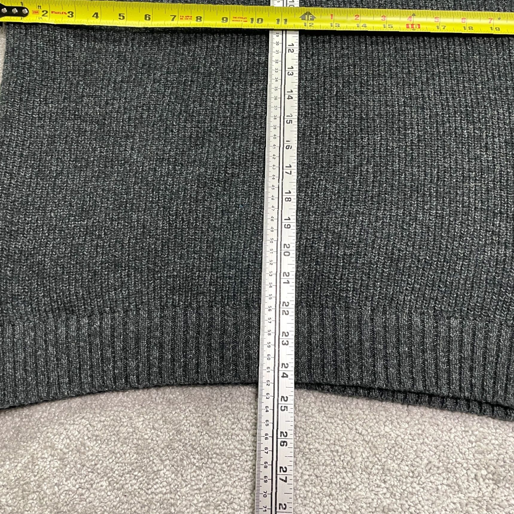 American Eagle Outfitters American Eagle Outfitters Pullover Sweater Mens Large Gray Turtleneck Knit Size US L / EU 52-54 / 3 - 7 Thumbnail