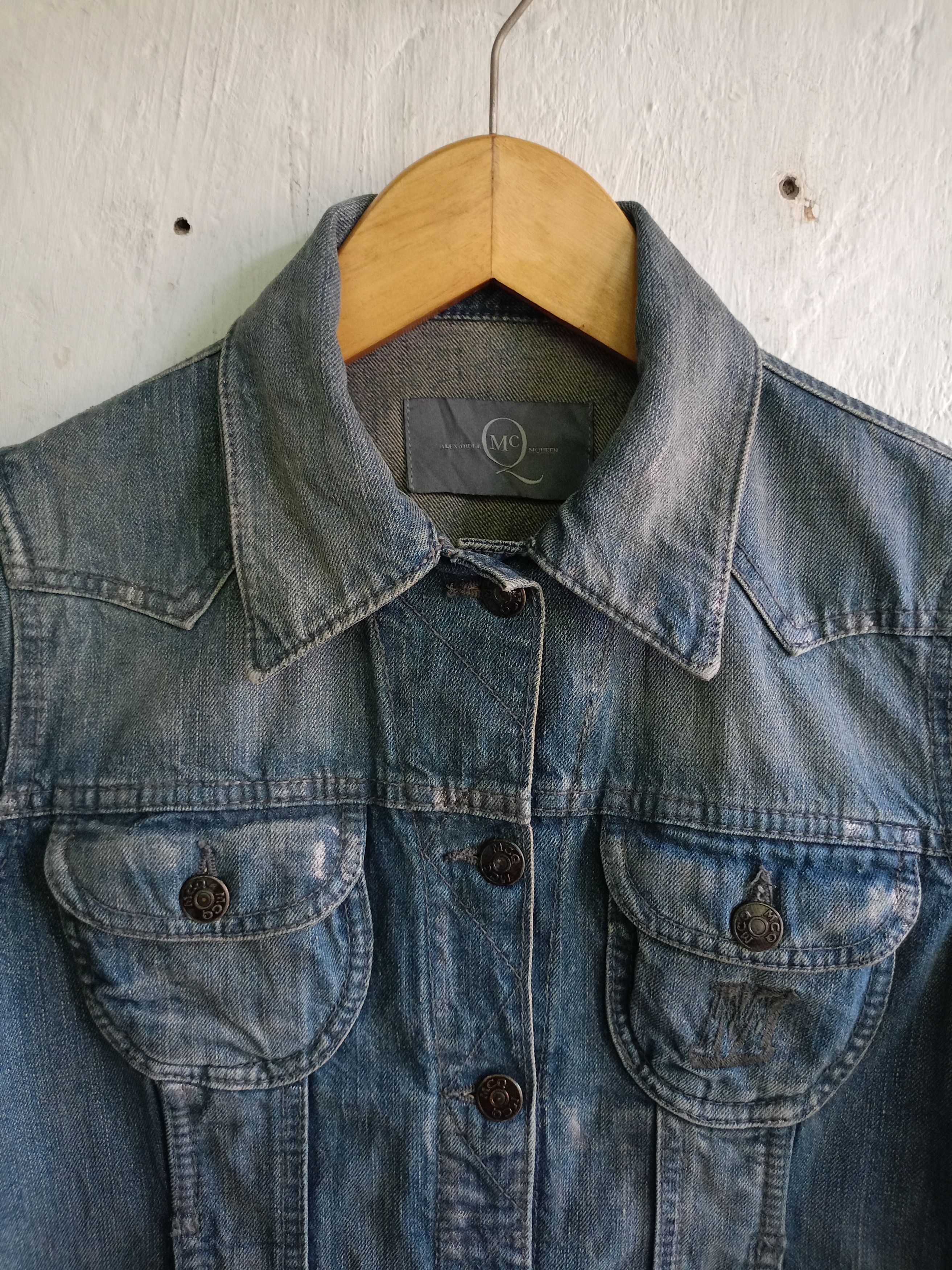 Alexander McQueen Alexander McQueen Waxed Denim jacket Size XS / US 0-2 / IT 36-38 - 3 Thumbnail