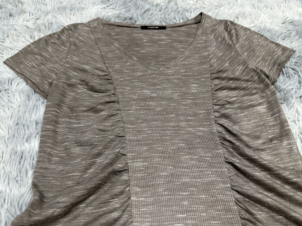 Tornado Mart 🔥Sick Y2K Tornado Mart Ruched Hybrid Ribbed Shirt Size US S / EU 44-46 / 1 - 2 Thumbnail