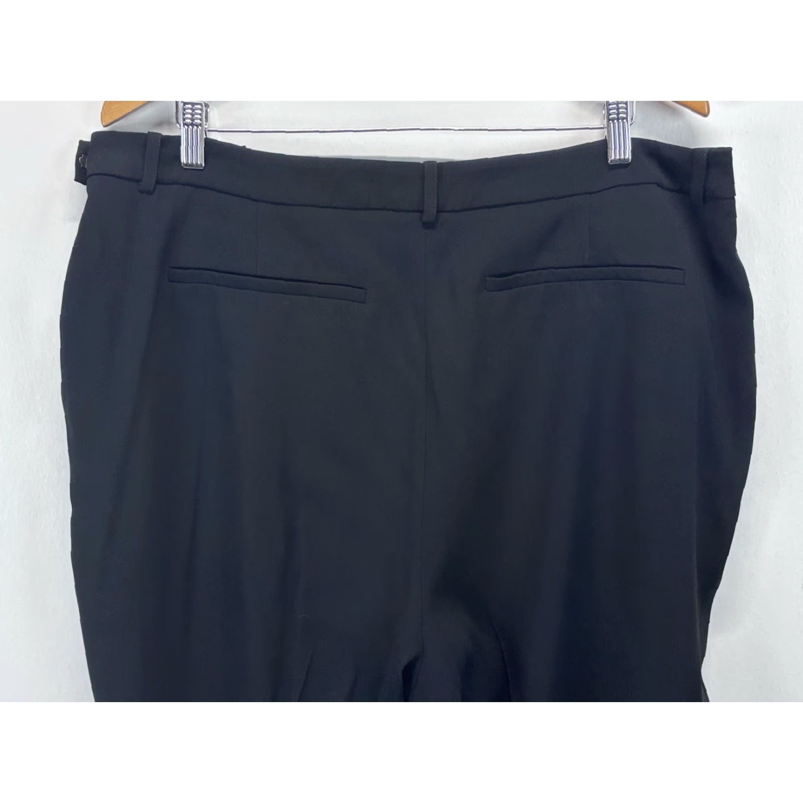 M.M.LaFleur MM.LaFleur Black Dress Pants 2X Plus Size Flat Front Career Womens Classic Size 40" / US 18 - 4 Thumbnail