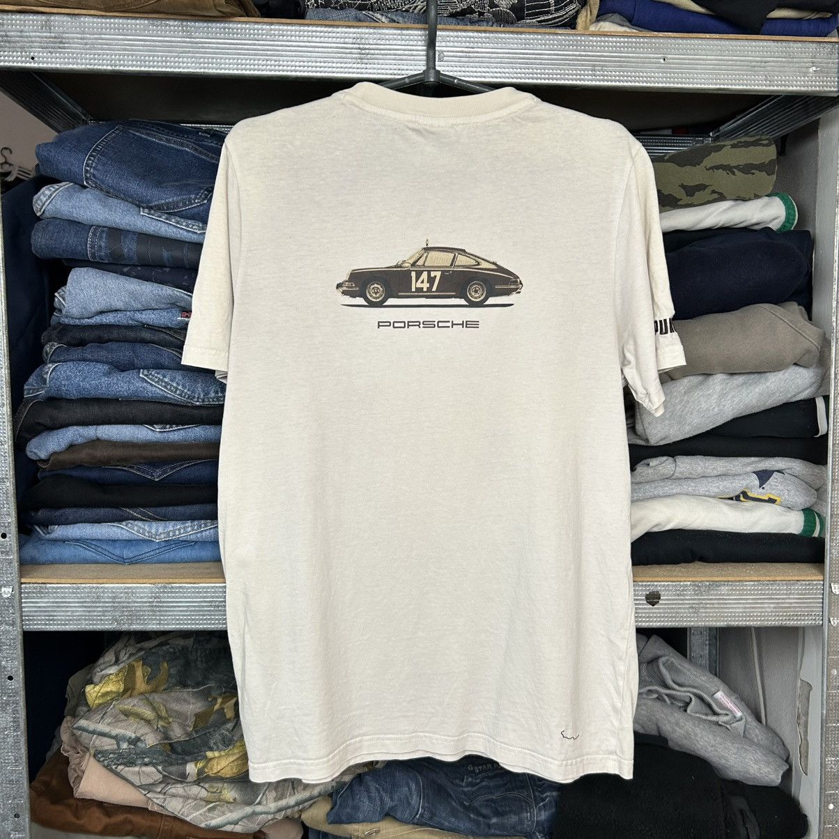 Puma Mens Puma Porsche Big logo streetwear tee size M Size US M / EU 48-50 / 2 - 1 Thumbnail