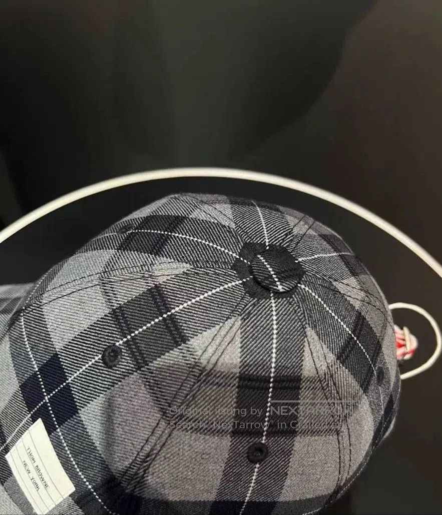 Thom Browne Thom Browne Plaid Baseball Cap. Size ONE SIZE - 6 Thumbnail