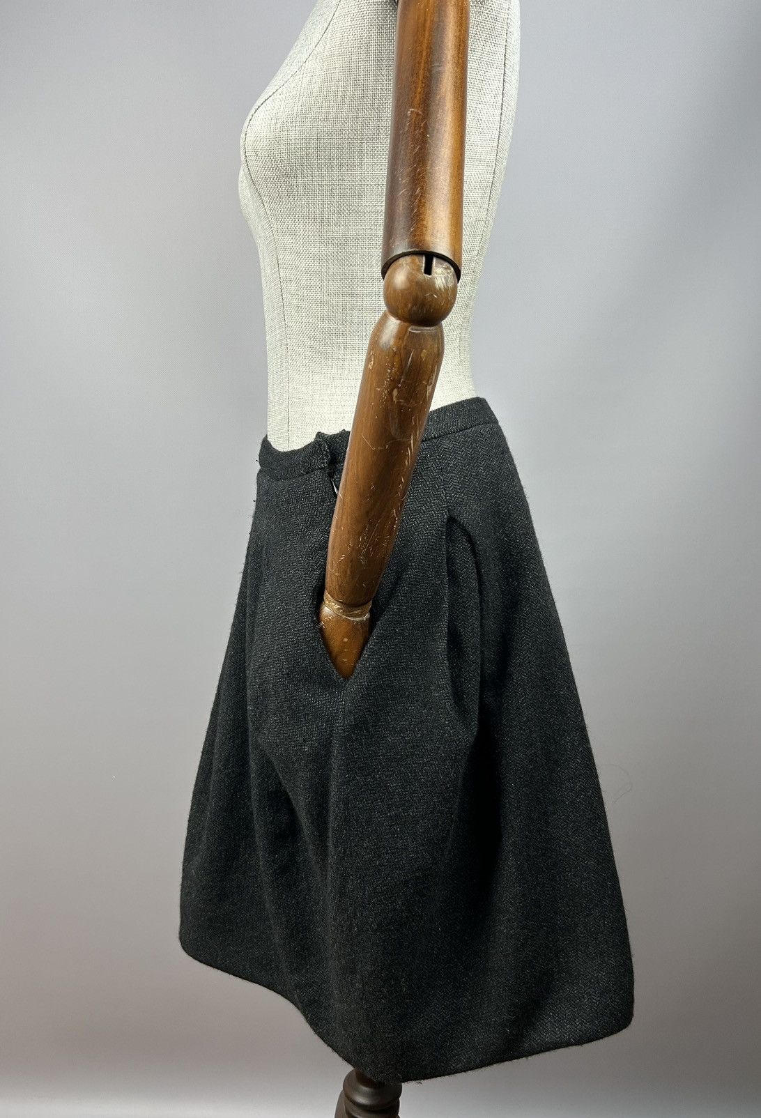 Ralph Lauren Black Label Ralph Lauren Black Label Camel Hair Tweed Balloon Bell Skirt Size 28" / US 6 / IT 42 - 3 Thumbnail