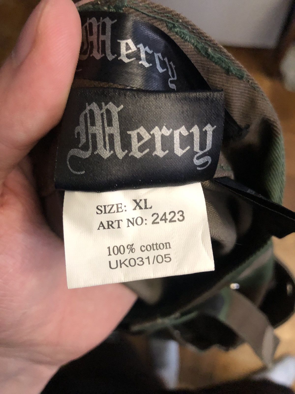 Vintage MERCY Japan Parachute Bondage Crago pants