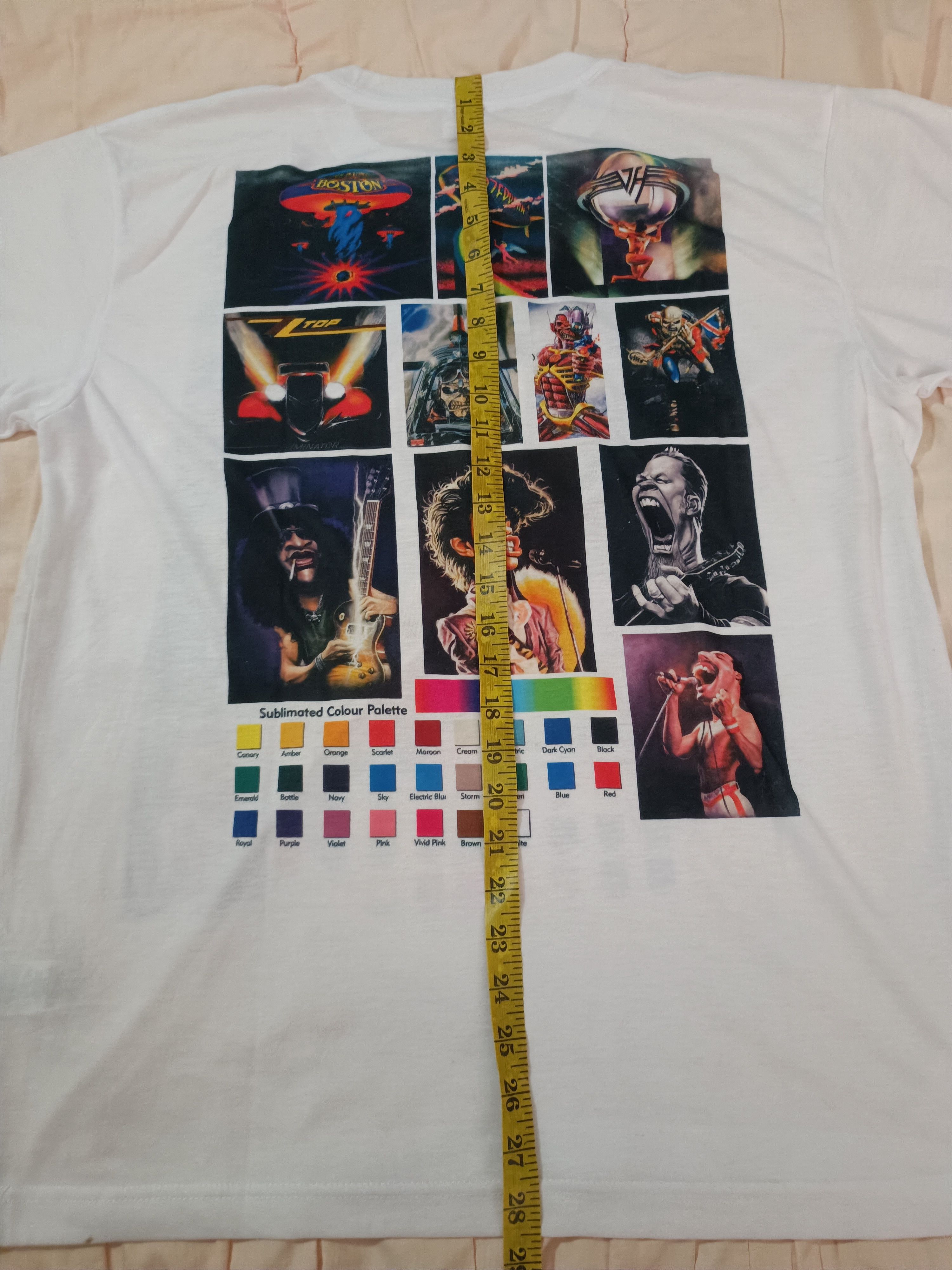 Band Tees Top Bands 100% Polyester T Shirt Size US L / EU 52-54 / 3 - 7 Thumbnail