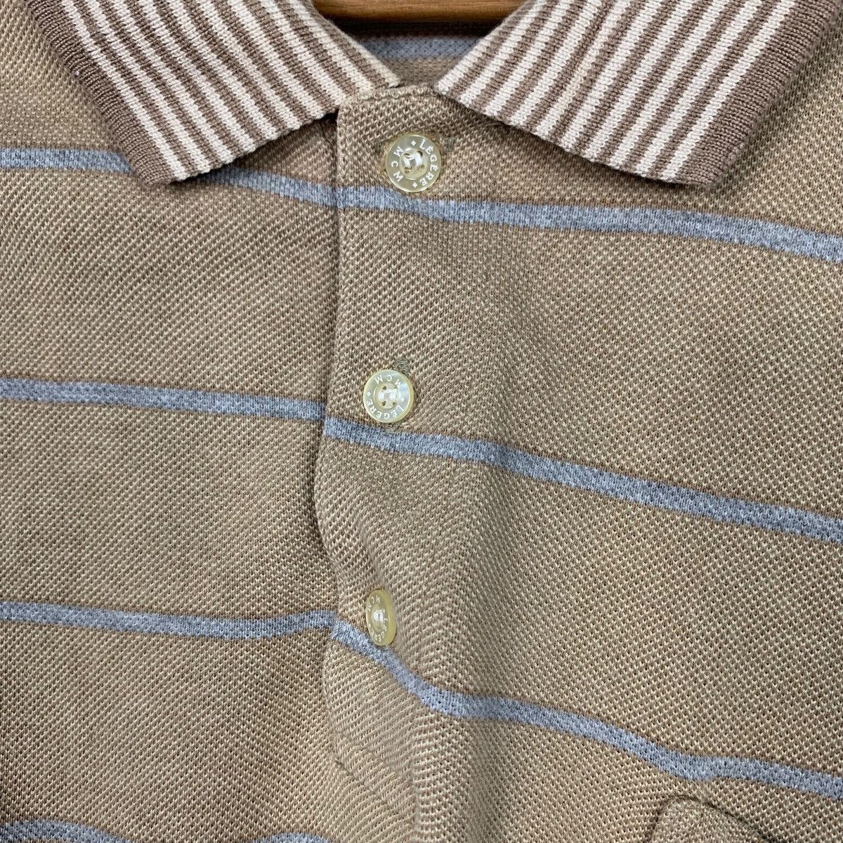MCM Vintage 90’s MCM LEGERE Striped Long Sleeve Polos #2605-C117 Size US L / EU 52-54 / 3 - 12 Thumbnail