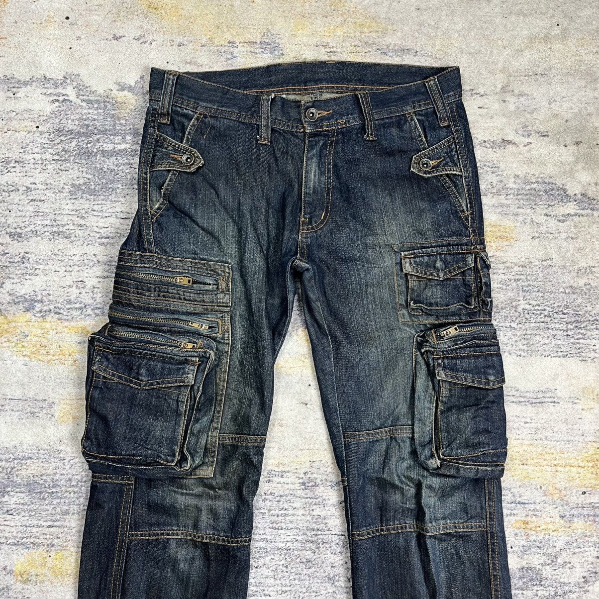 Tornado Mart Abx multi pocket cargo jeans Size US 32 / EU 48 - 4 Thumbnail