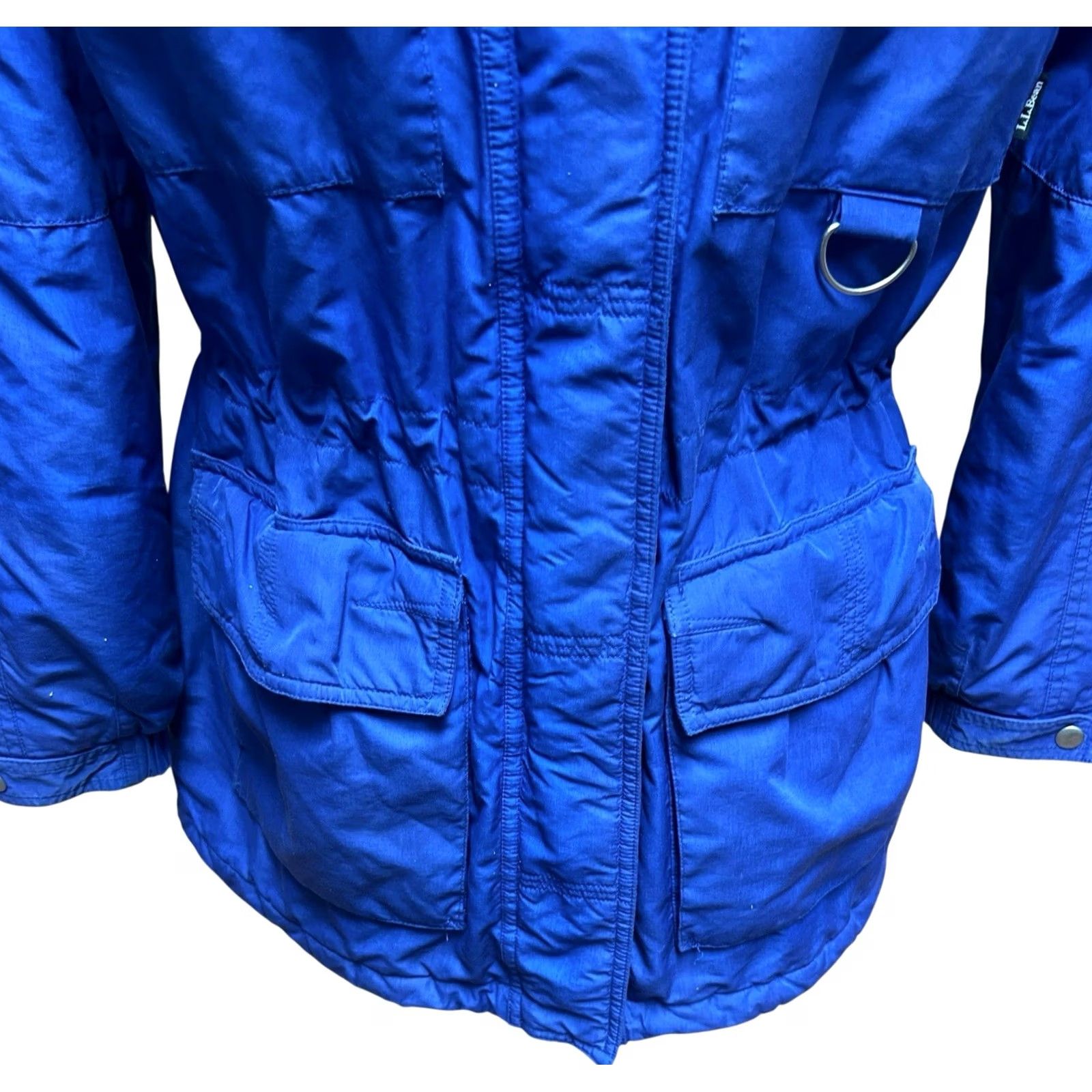 Vintage VINTAGE LL Bean Blue Primal Loft Winter Coat W/Packable Hood Women's Medium Jacket Size M / US 6-8 / IT 42-44 - 3 Thumbnail