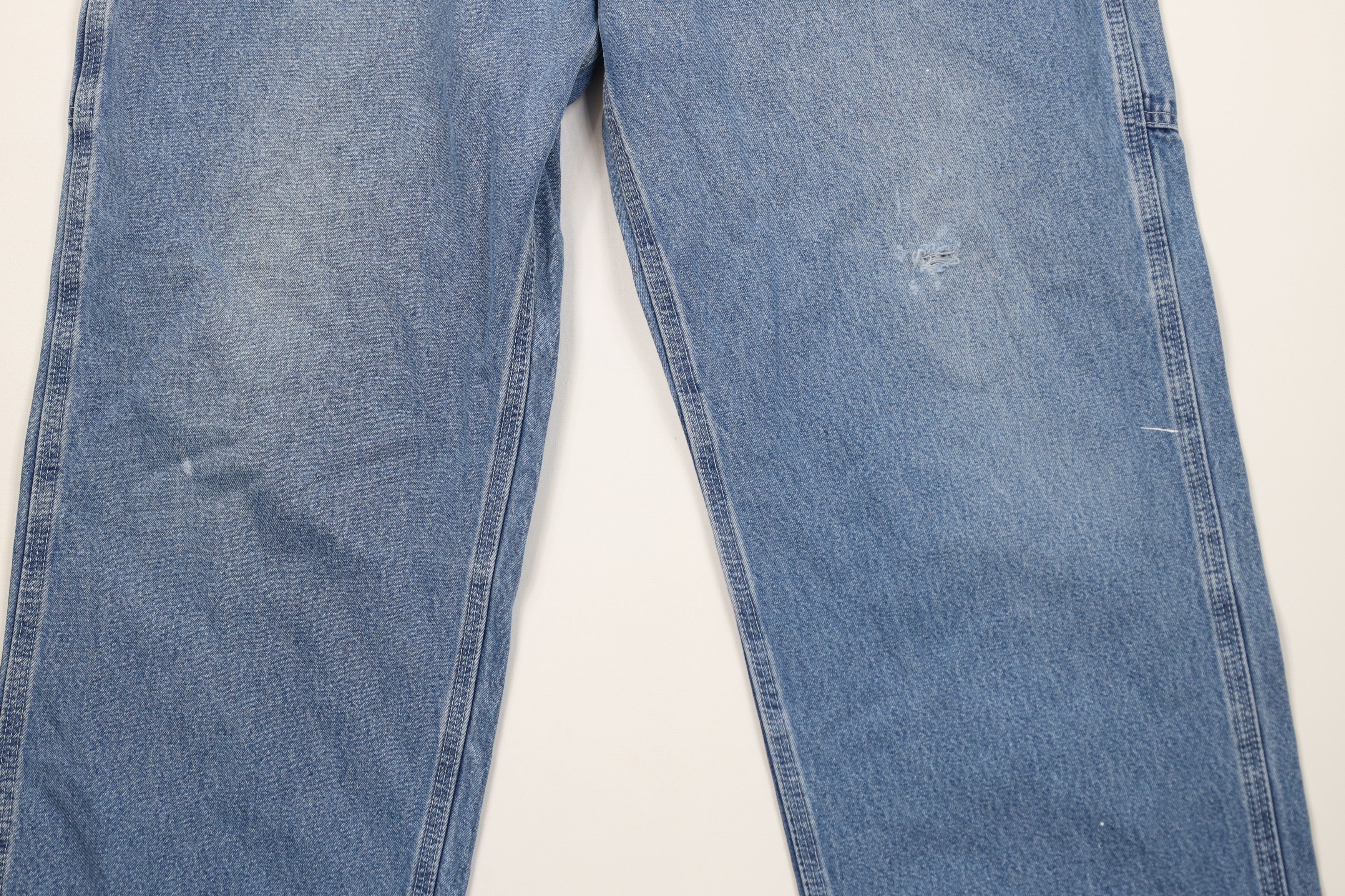 Carhartt Vintage Y2K Carhartt Wide Leg Dungaree Denim Jeans Blue Size US 38 / EU 54 - 3 Thumbnail