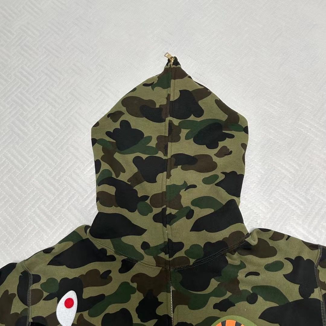 Bape COLOR CAMO SHARK FULL ZIP HOODIE Size US XXL / EU 58 / 5 - 2 Thumbnail